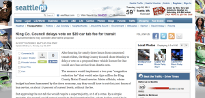 Seattle P-I, 7/26/2011